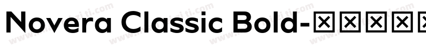 Novera Classic Bold字体转换